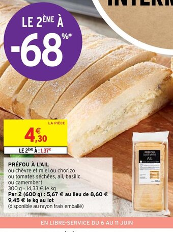 Intermarché Hyper PRÉFOU À L'AIL offre