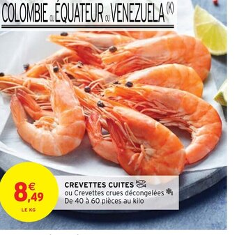 Intermarché Hyper CREVETTES CUITES offre