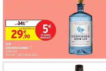 Intermarché Hyper GIN DRUMSHAMBO Y offre