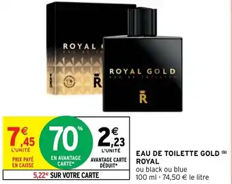 EAU DE TOILETTE GOLD (b) ROYAL
