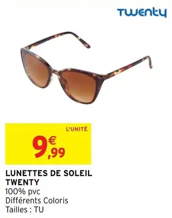 LUNETTES DE SOLEIL TWENTY