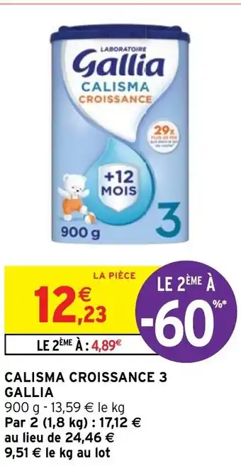 CALISMA CROISSANCE 3 GALLIA