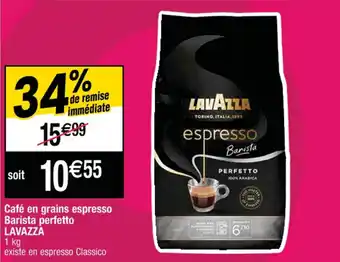 Café en grains espresso Barista perfetto LAVAZZA
