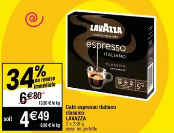Café espresso italiano classico LAVAZZA