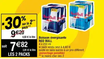 Cora x Carrefour Boisson énergisante RED BULL offre