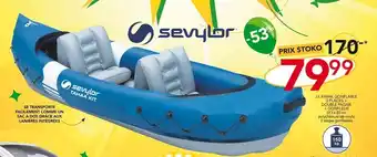 Stokomani Sevylor le kayak gonflable 2 places + double pagaie + gonfleur offre