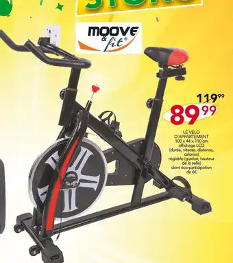 Stokomani Moove&fit le vélo d’appartement offre