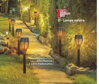 Gifi Lampe solaire offre