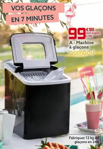 Gifi Homday machine à glaçons offre