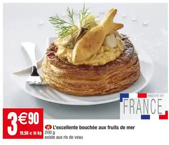 Cora x Carrefour L’excellente bouchée aux fruits de mer offre