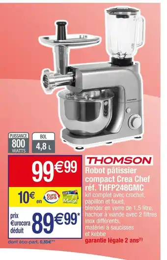 Cora x Carrefour Thomson robot pâtissier compact crea chef offre