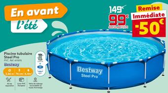 Gifi Bestway piscine tubulaire steel pro offre