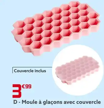 Gifi Moule à glaçons avec couvercle offre