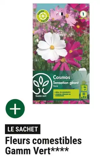 Gamm vert fleurs comestibles