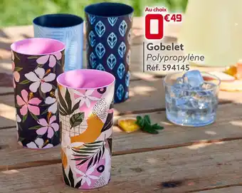 Gifi Gobelet offre