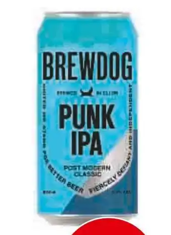 Super U Brewdog biere punk ipa 5,4° offre