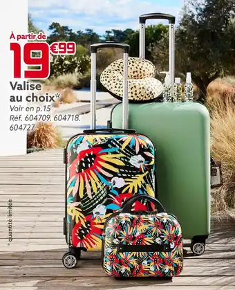 Gifi Valise au choix offre