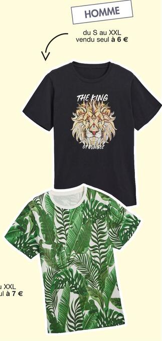 Cora x Carrefour Influx tee-shirt homme offre