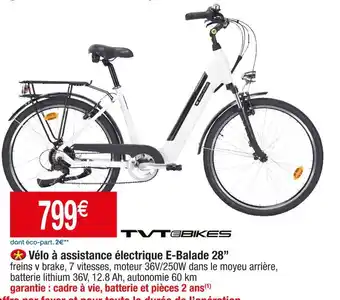 VĂ©lo Ă assistance Ă©lectrique e-balade 28ââ