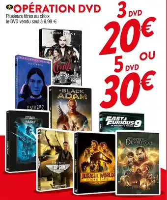 Cora x Carrefour Opération dvd offre