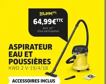 Cora x Carrefour Aspirateur eau et poussières offre