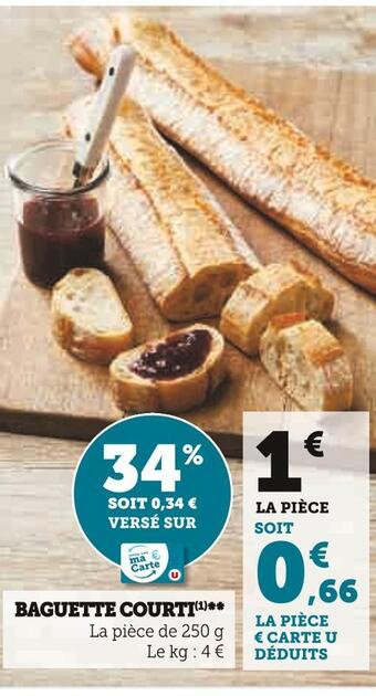 Baguette courti