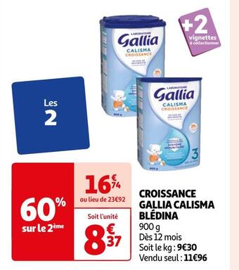 Auchan Supermarché Gallia / blédina croissance calisma offre