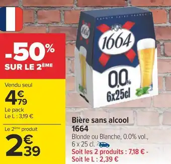 1664 bière sans alcool