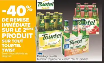 Carrefour Tourtel twist -40% de remise immédiate sur le 2ème produit sur tout tourtel twist offre