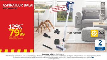 Carrefour Thomson aspirateur balai offre