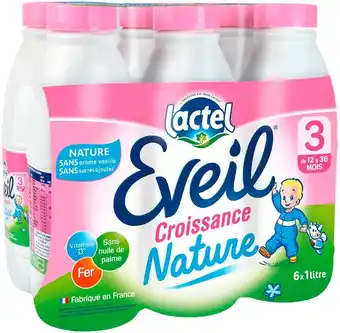 Match Lactel eveil lait de croissance liquide offre