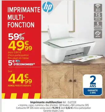 Carrefour Imprimante multifonction offre