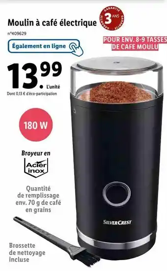 Lidl Moulin à café offre