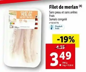 Lidl Merlan offre