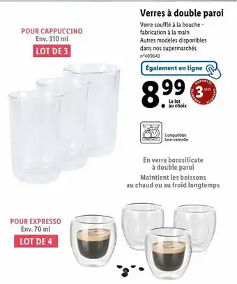 Lidl Verres offre