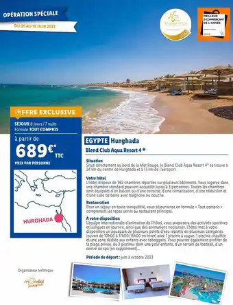 Lidl Voyages offre