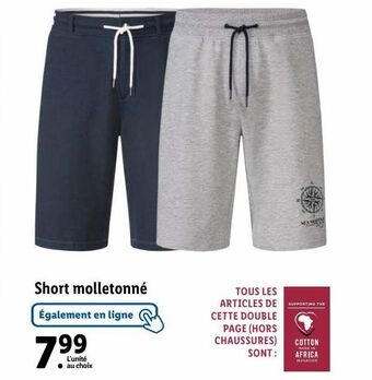 Lidl Short offre