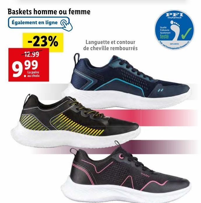 Promo Baskets chez Lidl