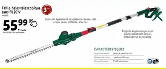 Lidl Taille-haie télescopique offre