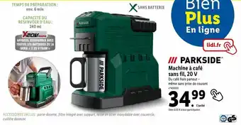 Lidl Machine à café en acier offre