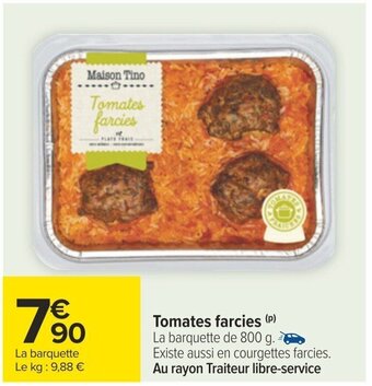 Carrefour Tomates farcies offre
