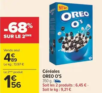 Carrefour Céréales OREO O'S offre