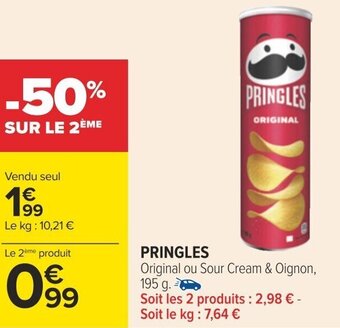 Carrefour PRINGLES offre