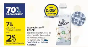 Carrefour Assouplissant (d) LENOR offre