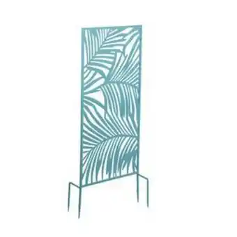 Cloison mobile ajouré - h 100 cm - aqua - moorea