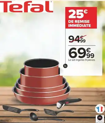 Carrefour Le set ingenio 9 pièces offre