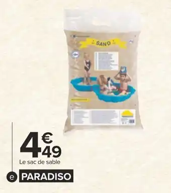 Carrefour Le sac de sable offre