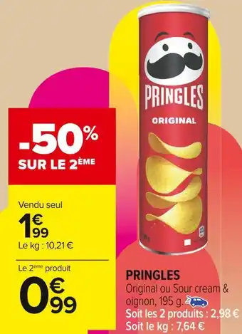 Carrefour Market Pringles pringles offre