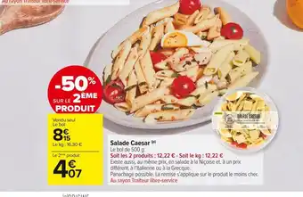 Carrefour Market Salade caesar offre