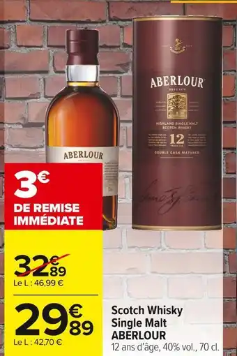 Aberlour scotch whisky single malt